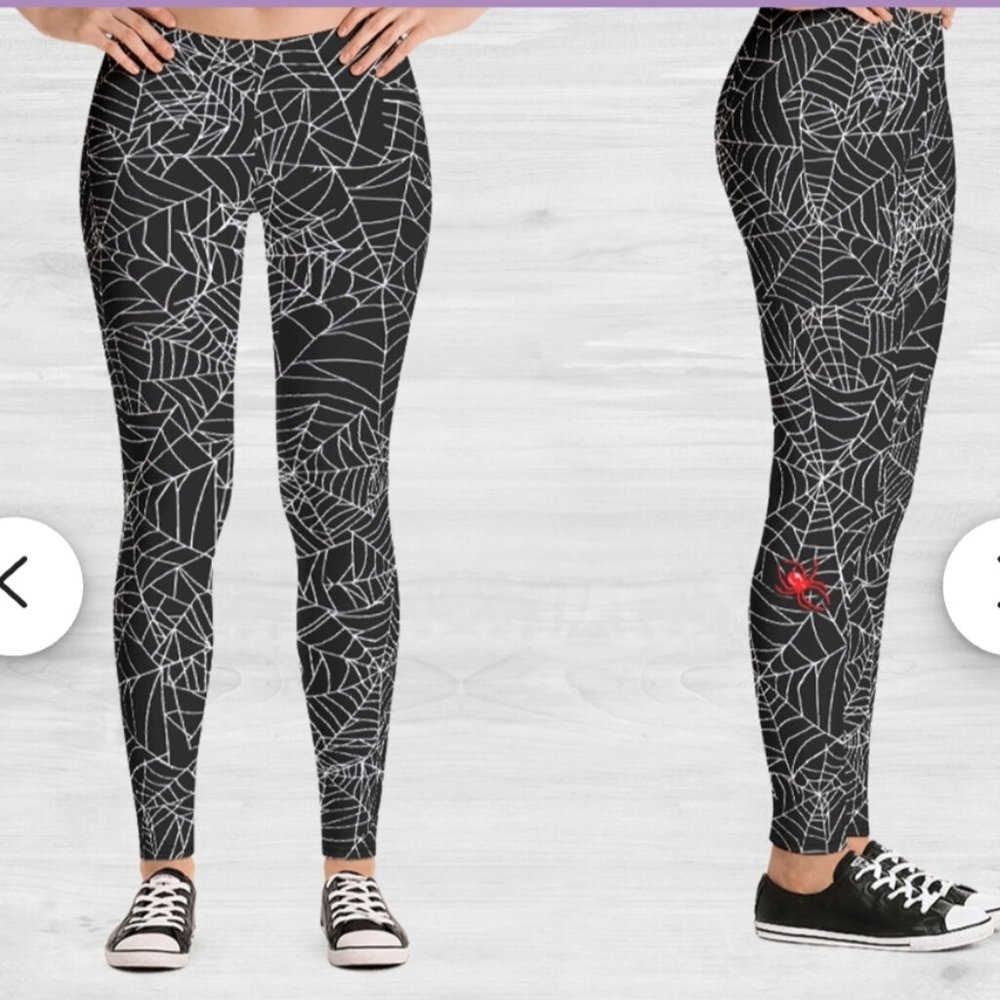 Spider web leggings